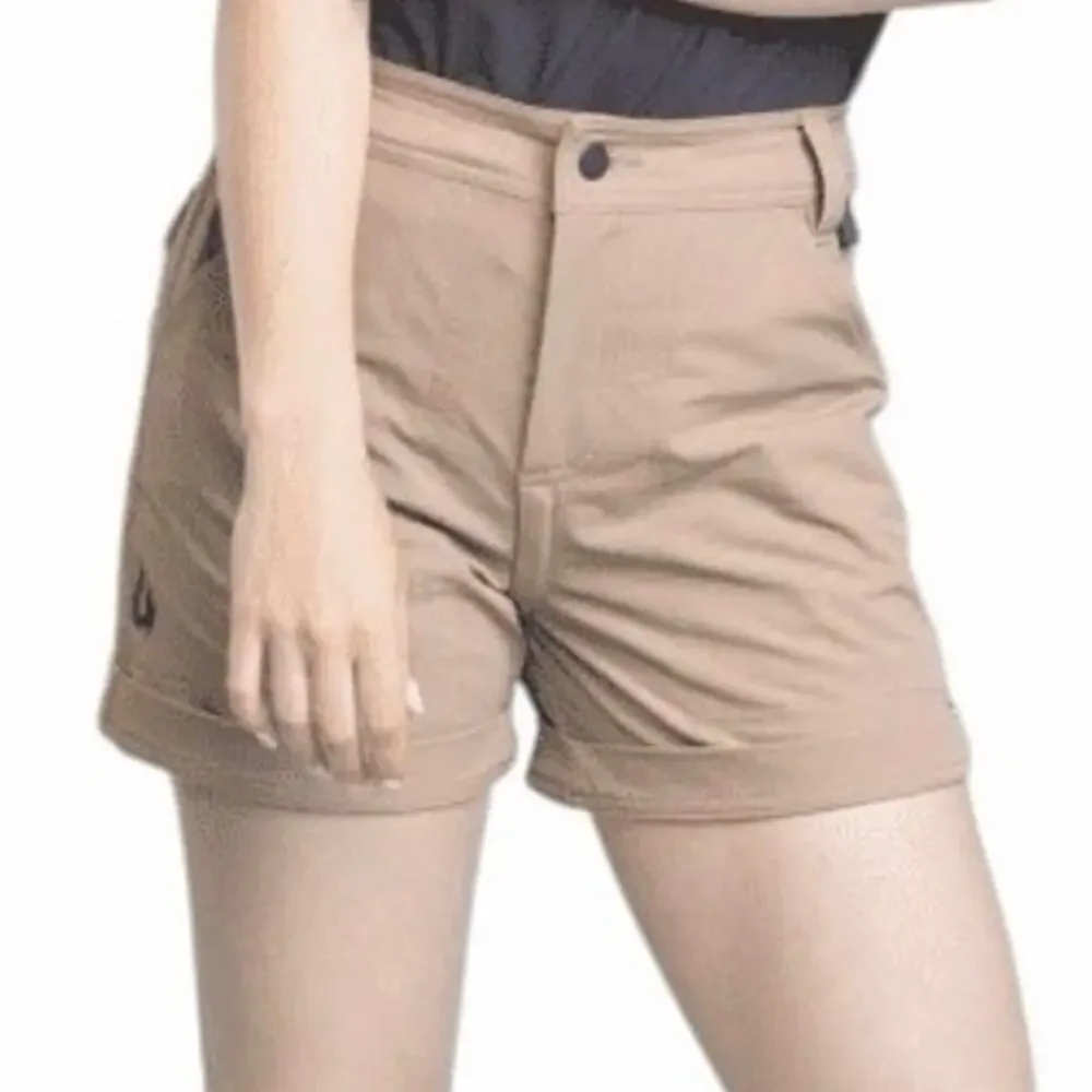 NWT Gnara Go There Shorts – Women’s Size 12 – Badlands Beige – GoFly® Zipper